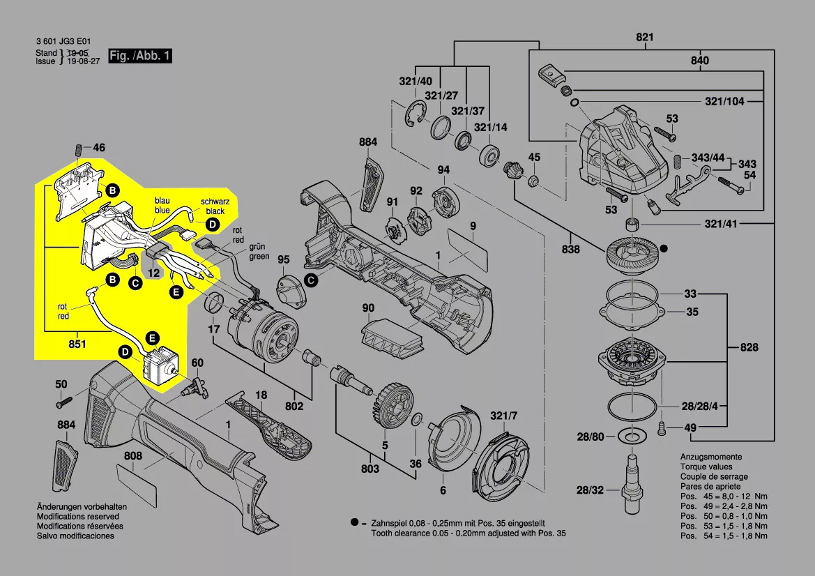 Interrupteur module électronique réf. 1 607 000 D5V Bosch